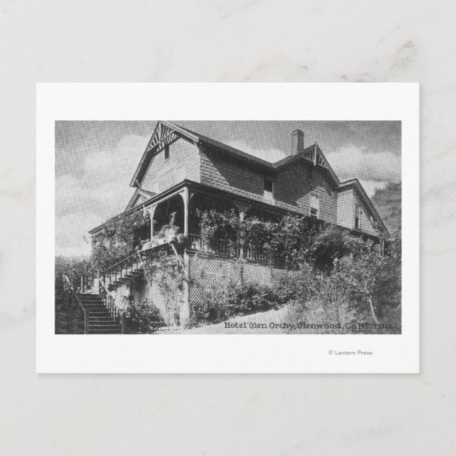 Carte Postale Vue extérieure de l'Hôtel Glen Orchy (Devant)