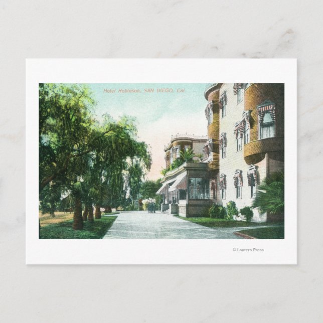 Carte Postale Vue extérieure de l'hôtel Robinson (Devant)