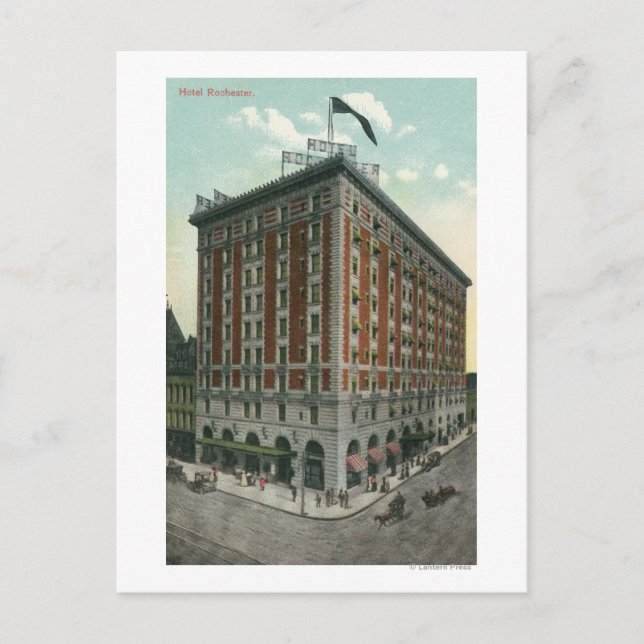 Carte Postale Vue extérieure de l'hôtel Rochester (Devant)