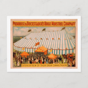 Carte Postale Vue extérieure de Minstrel sur l'immense théâtre e