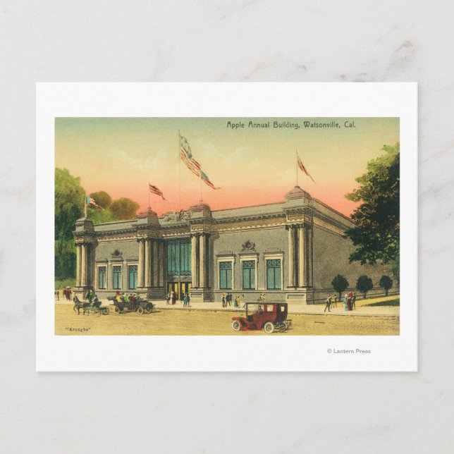 Carte Postale Vue extérieure du bâtiment annuel Apple (Devant)