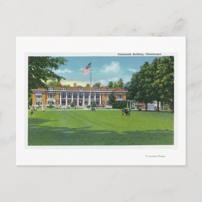 Carte Postale Vue extérieure du bâtiment de la Colonnade (Devant)