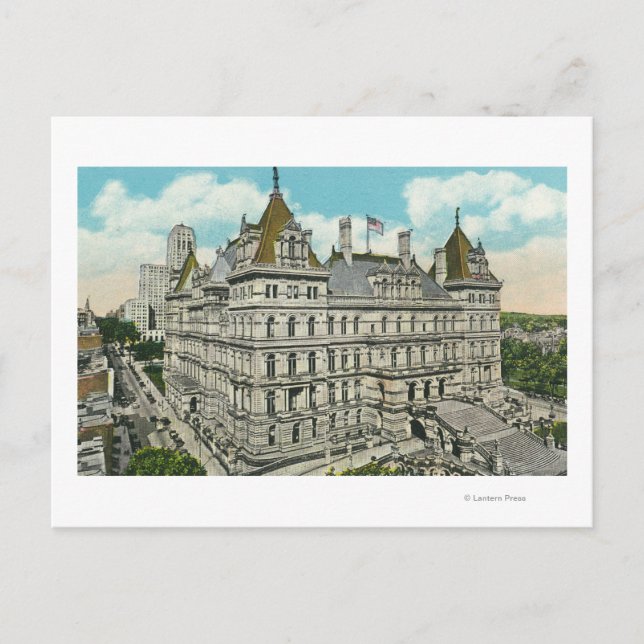 Carte Postale Vue extérieure du Capitole de l'État et du bureau (Devant)