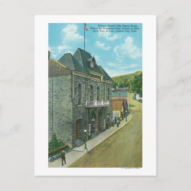 Carte Postale Vue extérieure du célèbre opéra (Devant)