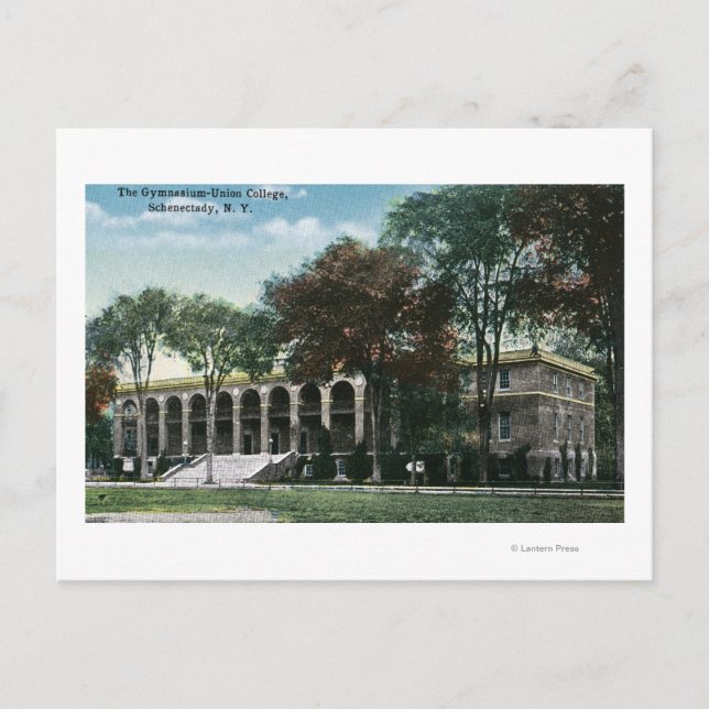 Carte Postale Vue extérieure du gymnase de Union College (Devant)