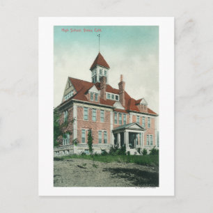Carte Postale Vue extérieure du lycée Yreka, CA