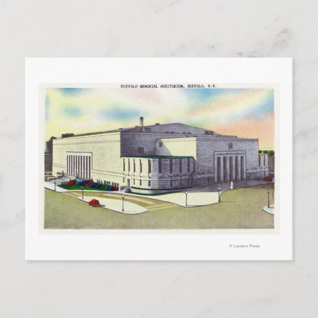 Carte Postale Vue extérieure du monument commémoratif de Buffalo (Devant)
