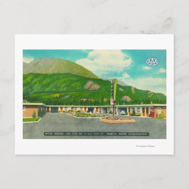 Carte Postale Vue extérieure du Motel Mt. Si (Devant)