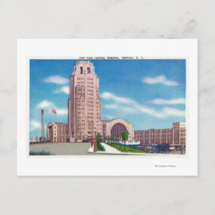 Carte Postale Vue extérieure du NY Central Terminal Bldg