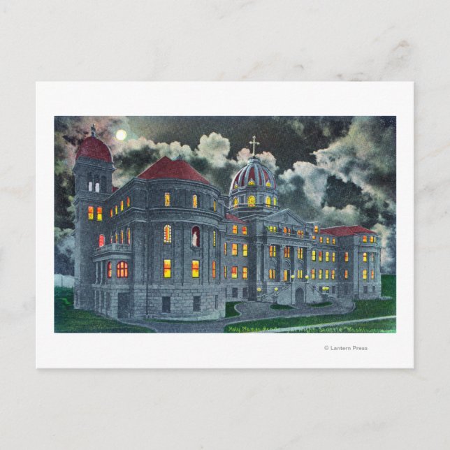 Carte Postale Vue extérieure du pavillon de l'Académie des Noms  (Devant)