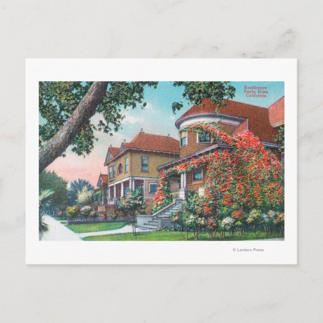 Carte Postale Vue extérieure d'une résidence typique (Devant)