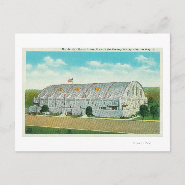 Carte Postale Vue extérieure sur la zone de sports Hershey (Devant)