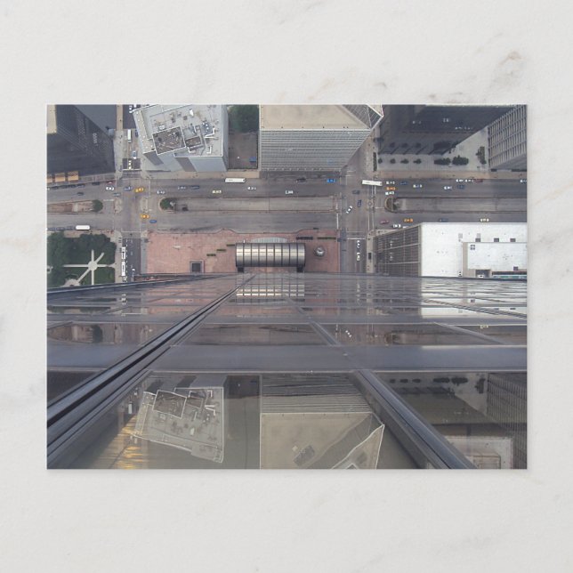 Carte Postale Vue Extraordinaire Tour Willis Vue vers le bas (Devant)