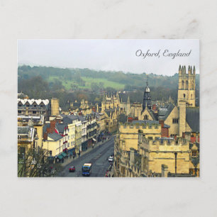 Carte Postale Vue fantastique, Oxford, Angleterre, High Street #
