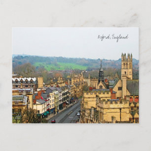 Carte Postale Vue fantastique, Oxford, Angleterre, High Street #
