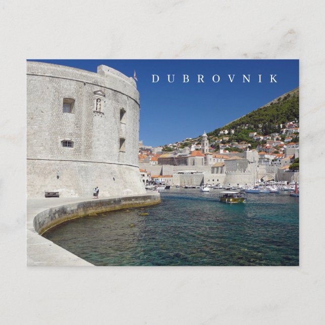 Carte postale vue Forteresse Dubrovnik (Devant)
