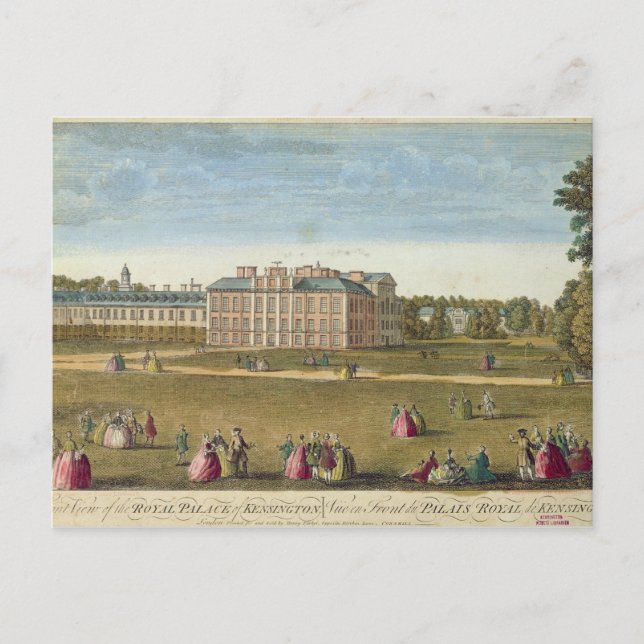 Carte Postale Vue frontale du Palais Royal de Kensington (Devant)