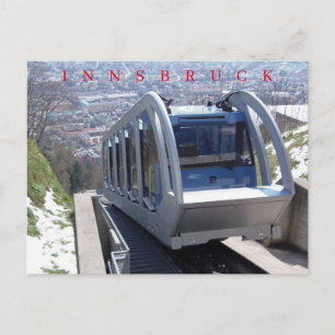Carte postale vue funiculaire d'Innsbruck