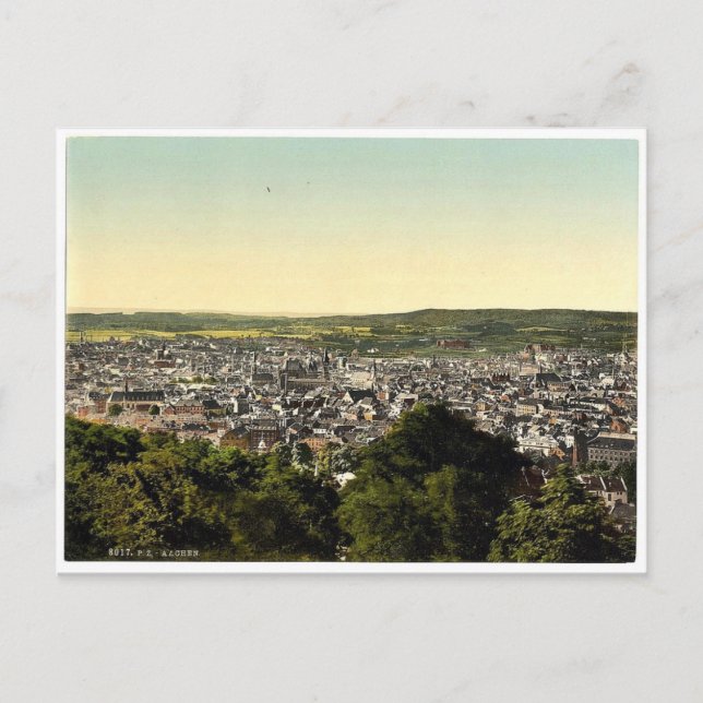 Carte Postale Vue générale, Aix-la-Chapelle, Rhin, Allemagne cla (Devant)