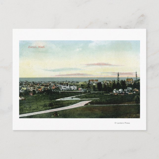 Carte Postale Vue générale de la ville (Devant)