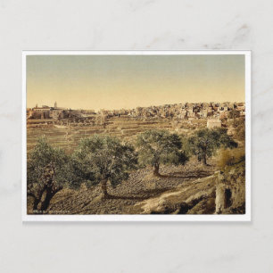 Carte Postale Vue générale du puits de David, Bethléem, Saint