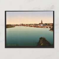 Vue générale, Toulouse, France Photochrom vintage