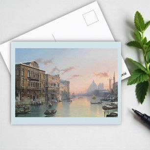 Carte Postale Vue Hiver Sur Le Grand Canal, Venise,
