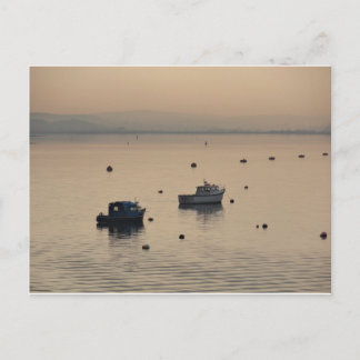 Carte Postale Vue hivernale du port de Poole