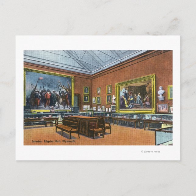 Carte Postale Vue intérieure de la salle de pèlerinage (Devant)