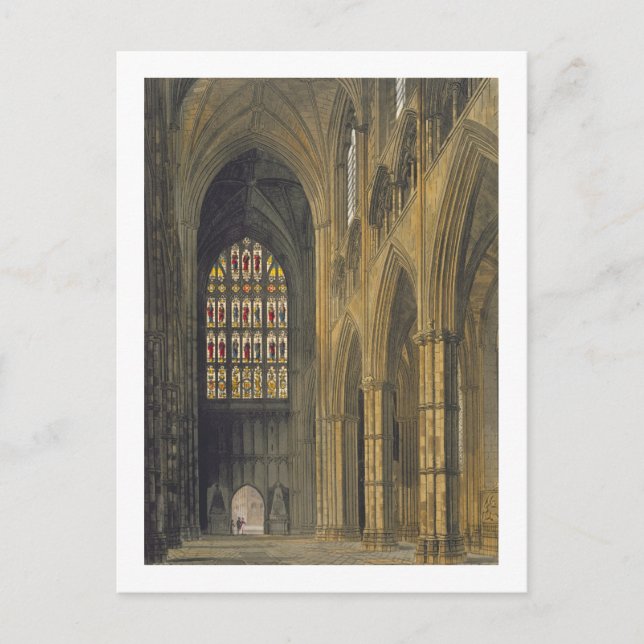 Carte Postale Vue intérieure de l'abbaye de Westminster (Devant)