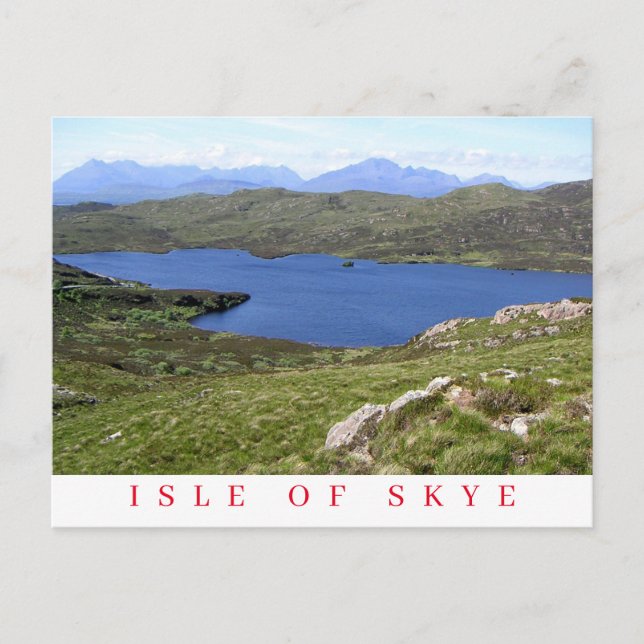 Carte postale vue Isle of Skye (Devant)