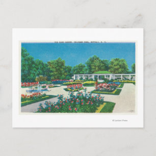 Carte Postale Vue jardin Rose du parc du Delaware