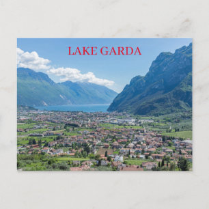 Carte postale vue lac de Garde Riva del Garda