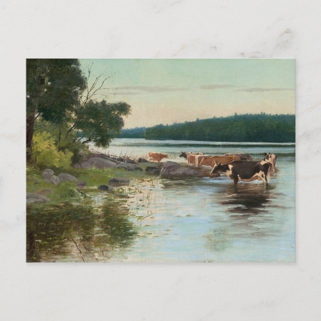 Carte postale Vue lac de Keinänen (Devant)