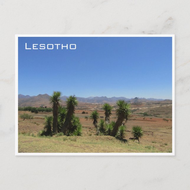 Carte Postale vue lesotho (Devant)