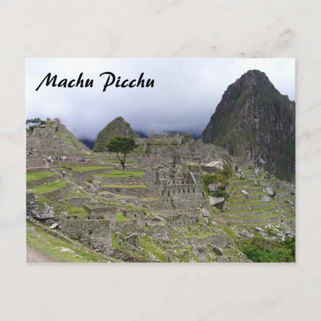 Carte Postale vue machu picchu (Devant)