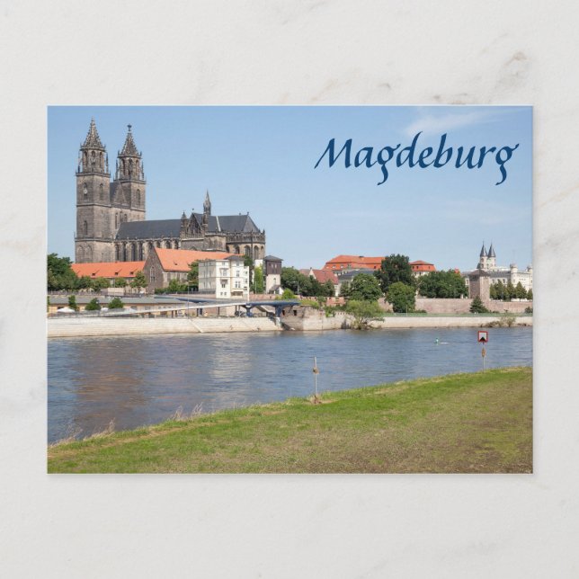 Carte Postale Vue Magdeburg (Devant)