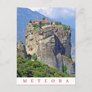 Carte postale vue monastère de Meteora
