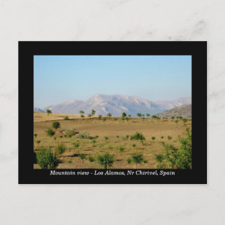 Carte postale vue montagne - Chirivel Almeria Espa
