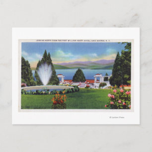 Carte Postale Vue nord du lac de Ft. William Henry