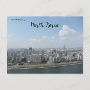 Carte Postale Vue occidentale de Pyongyang en Corée du Nord