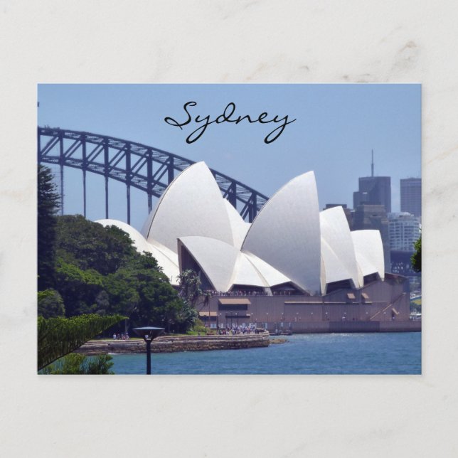 Carte Postale vue opéra de sydney (Devant)
