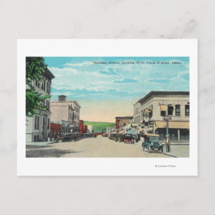 Carte Postale Vue ouest de Sherman Avenue