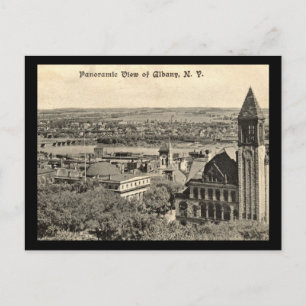 Carte Postale Vue panoramique, Albany 1910 Vintage