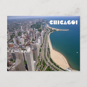 Carte Postale Vue panoramique de Chicago