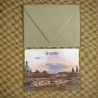 Vue panoramique de Dresde Allemagne Elbe