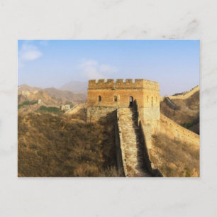 Carte Postale Vue panoramique de la Grande Muraille, Chine 2