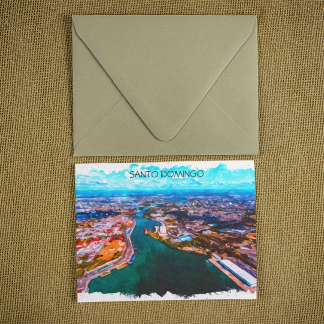 Carte Postale Vue panoramique de la République Dominicaine de Sa (santo domingo postcard)