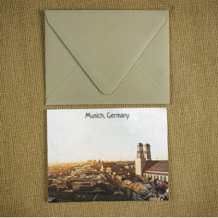 Carte Postale Vue panoramique de Munich Allemagne