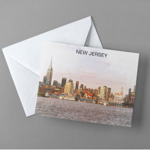 Carte Postale Vue panoramique de New Jersey City